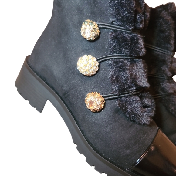 Nanette Lepore faux fur boots NWOT - Picture 2 of 7